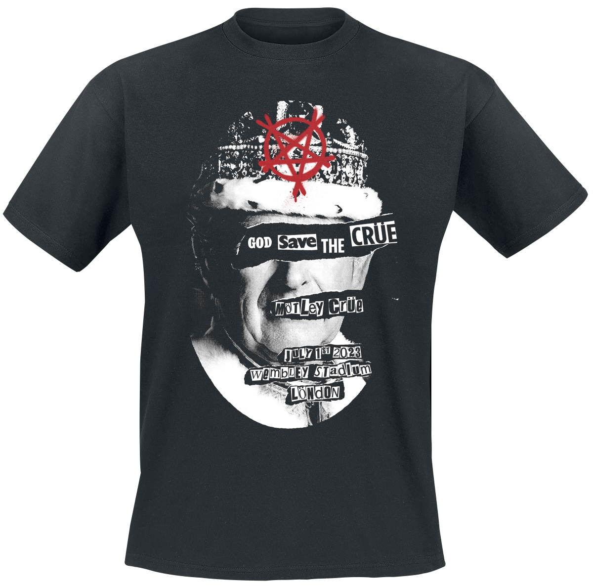 Mötley Crüe - Wembley - T-Shirt - schwarz