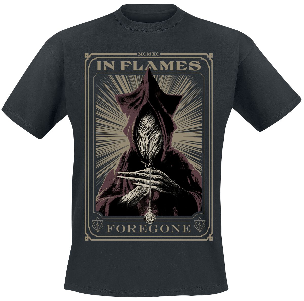 In Flames Foregone Tarot T-Shirt schwarz in XXL