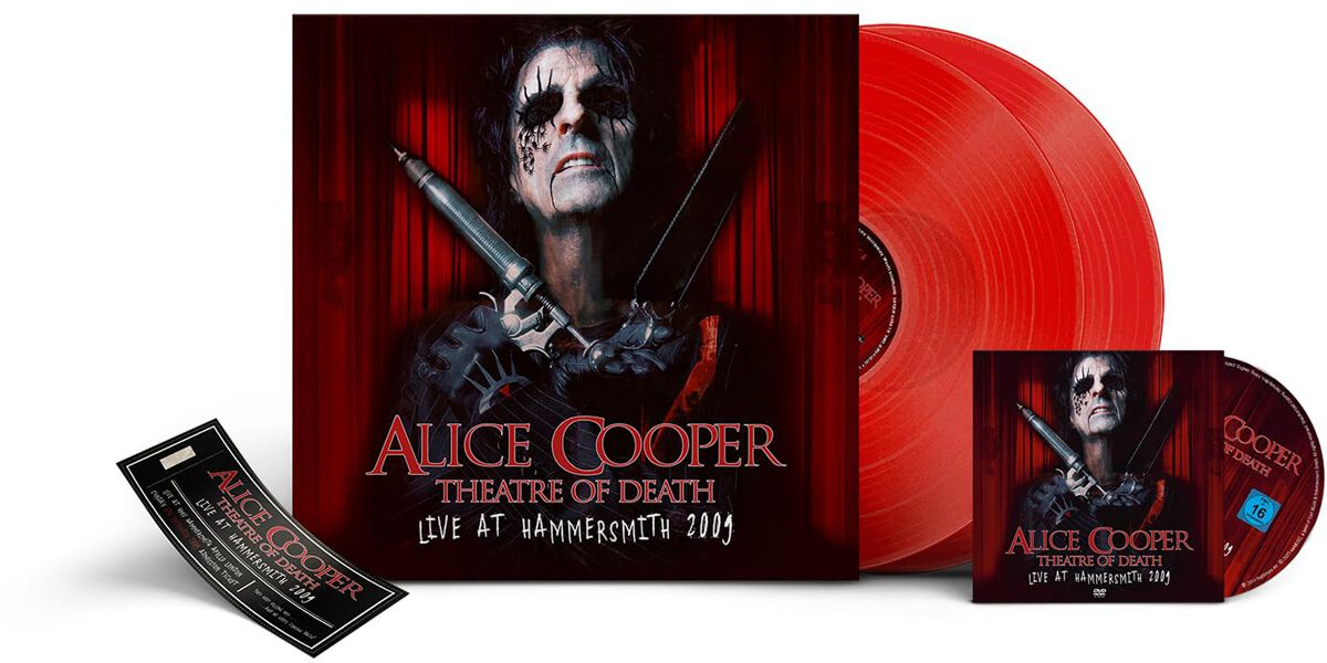 Theatre Of Death - Live 2009 von Alice Cooper - 2-LP & DVD (Boxset, Limited Edition)