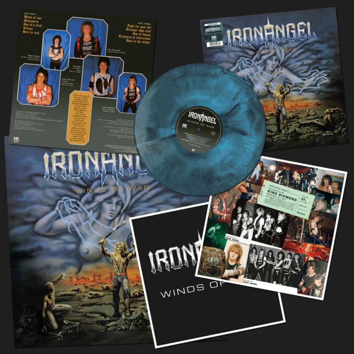 Winds of war von Iron Angel - LP (Coloured, Limited Edition, Standard)